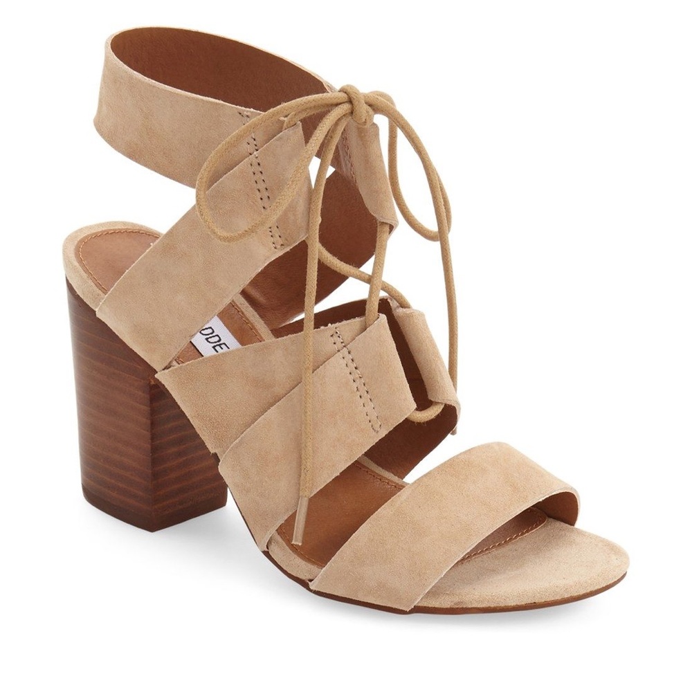 Steve Madden lace up heeled sandals